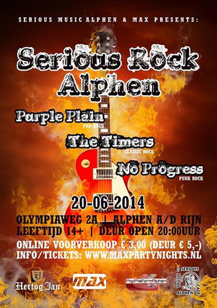 Serious Rock Alphen – Jonge Alphense rockbands in Max